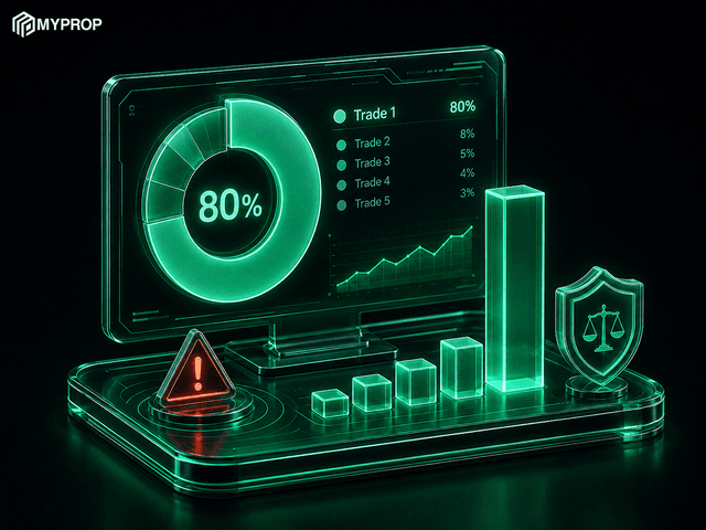 قانون ۸۰ درصد سود در پراپ چیست؟ بررسی قانون تمرکز سود در MyProp