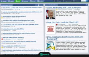 بخش خبرها و تحلیل‌ها در Forex Factory